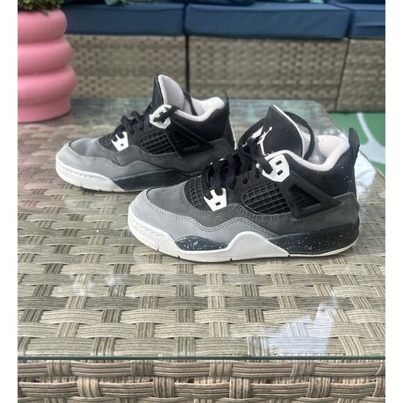 Air Jordan Other - Jordan 4 Retro Fear Pack 2024 Kids Sneakers